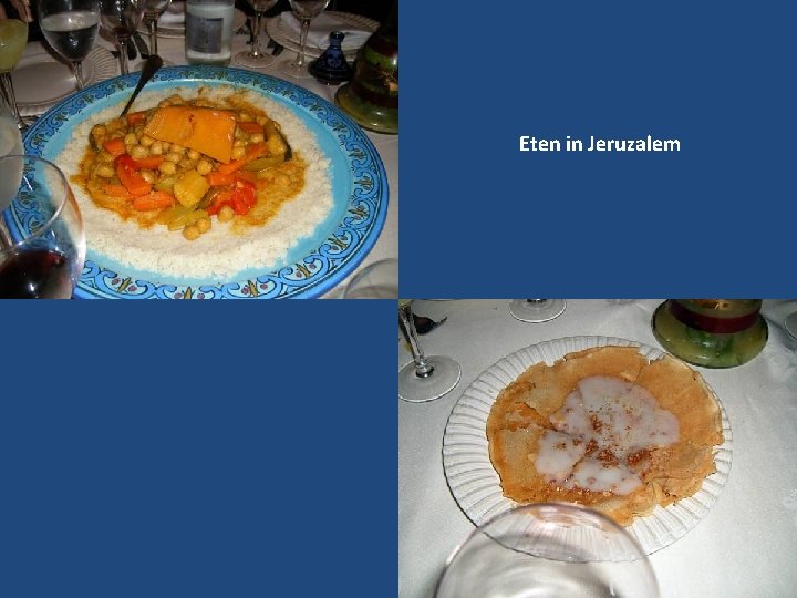 Eten in Jeruzalem 