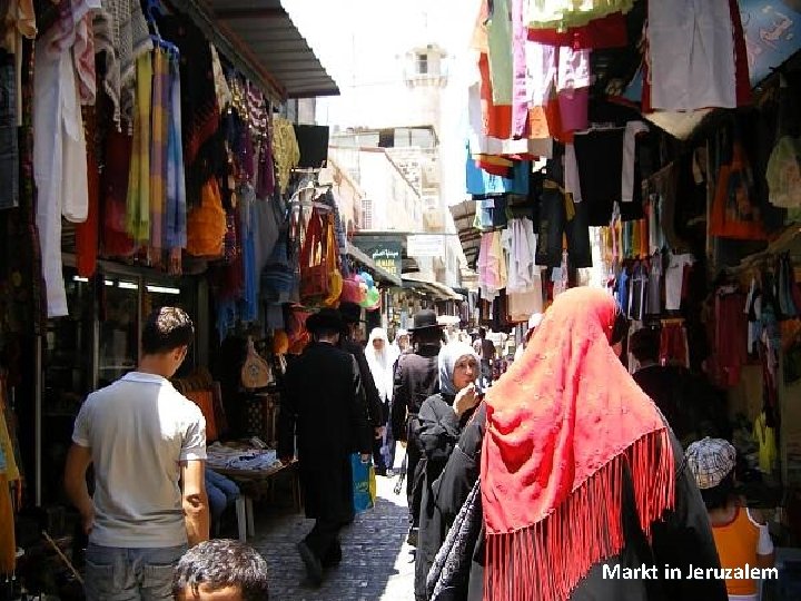 Markt in Jeruzalem 
