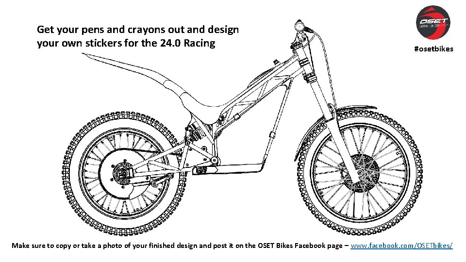 Get your pens and crayons out and design your own stickers for the 24.