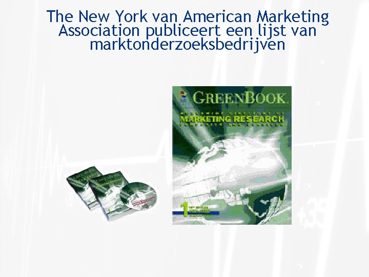 The New York van American Marketing Association publiceert een lijst van marktonderzoeksbedrijven 