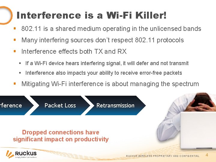 Interference is a Wi-Fi Killer! § 802. 11 is a shared medium operating in