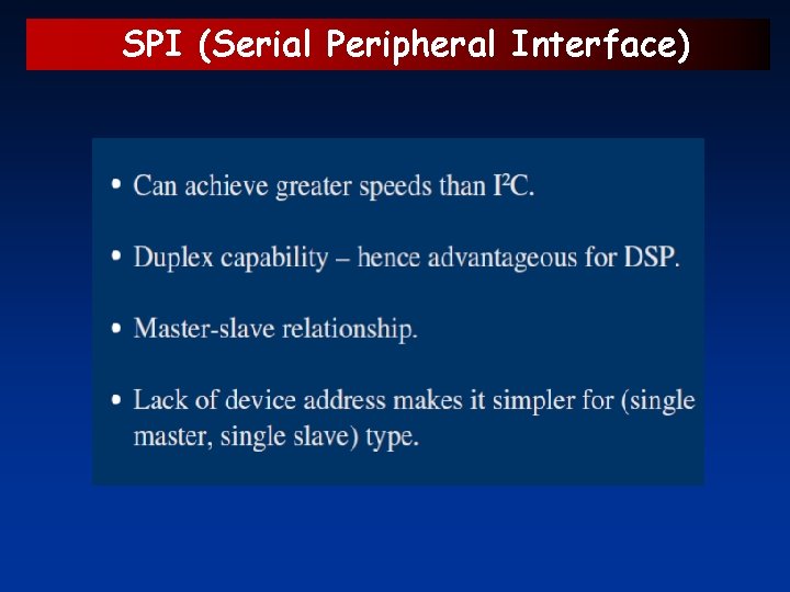 SPI (Serial Peripheral Interface) 