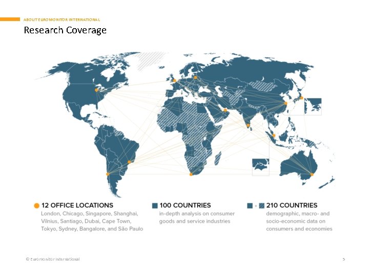 ABOUT EUROMONITOR INTERNATIONAL Research Coverage © Euromonitor International 5 