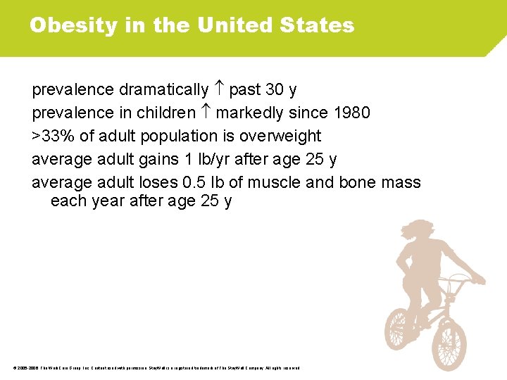 Obesity in the United States prevalence dramatically past 30 y prevalence in children markedly