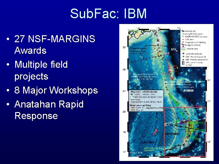 Sub. Fac: IBM • 27 NSF-MARGINS Awards • Multiple field projects • 8 Major