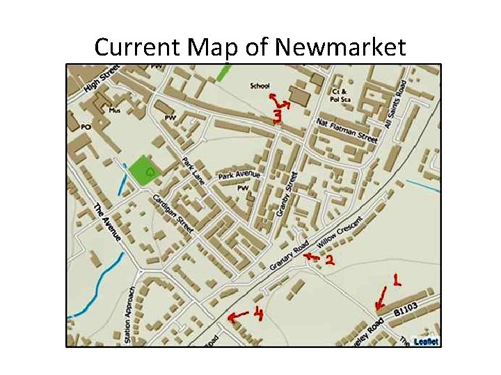 Current Map of Newmarket 