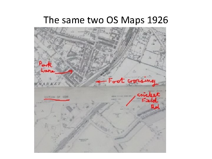 The same two OS Maps 1926 