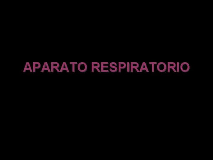 APARATO RESPIRATORIO 