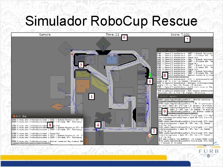 Simulador Robo. Cup Rescue 8 