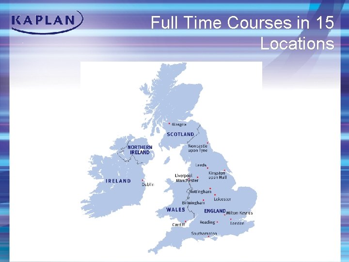 Full Time Courses in 15 Locations 