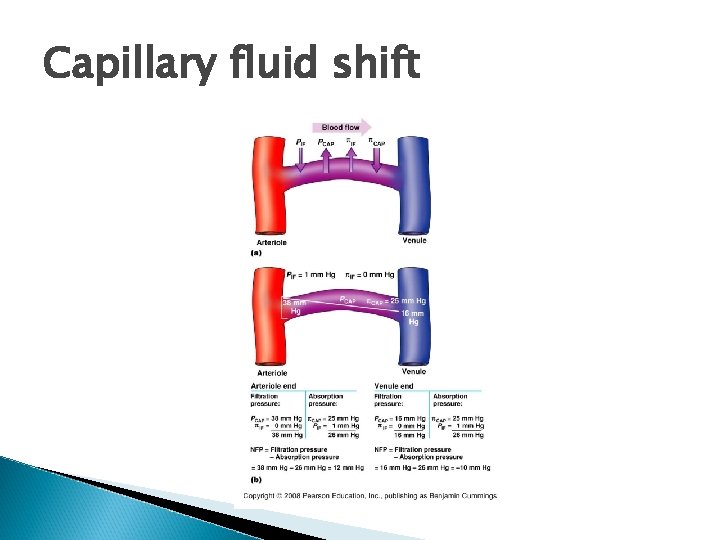 Capillary fluid shift Capillary fluid shift