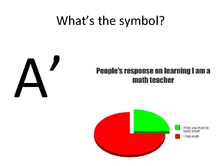What’s the symbol? A’ 