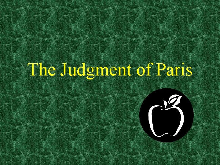 The Judgment of Paris 