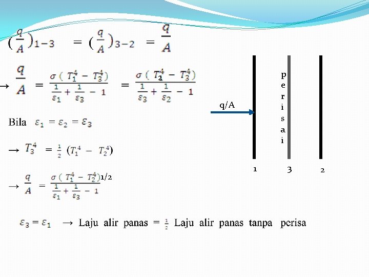  p e r i s a i 2 q/A 1/2 1 3 2