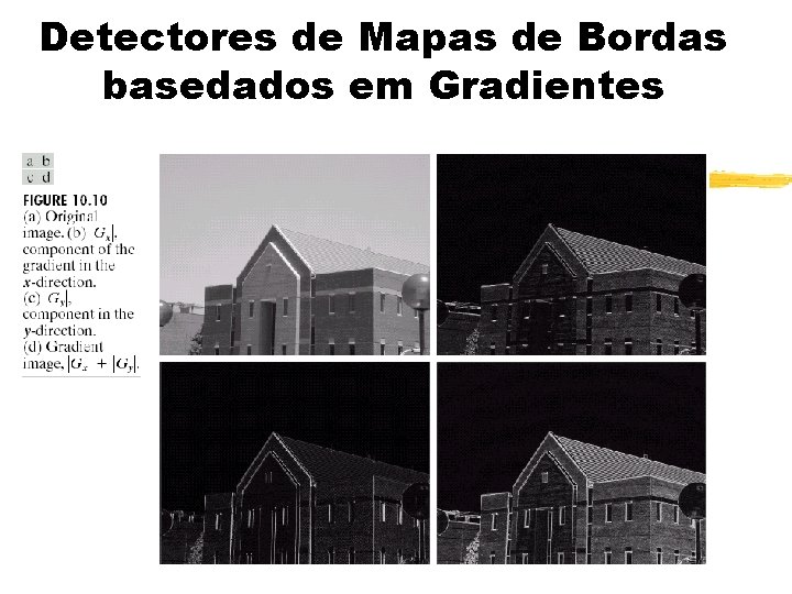 Detectores de Mapas de Bordas basedados em Gradientes 
