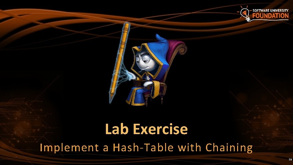 Lab Exercise Implement a Hash-Table with Chaining 59 