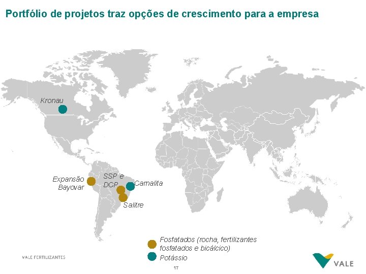 Portfólio de projetos traz opções de crescimento para a empresa Kronau Expansão Bayovar SSP