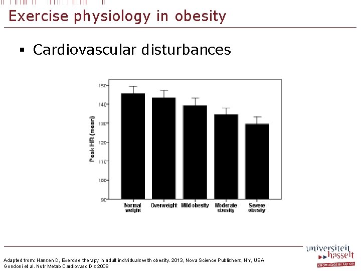Exercise physiology in obesity § Cardiovascular disturbances Adapted from: Hansen D, Exercise therapy in