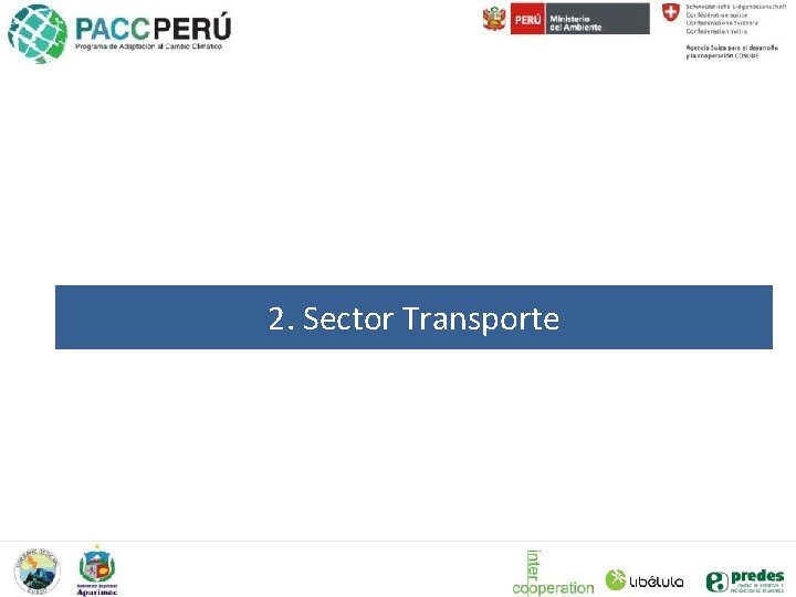 2. Sector Transporte 