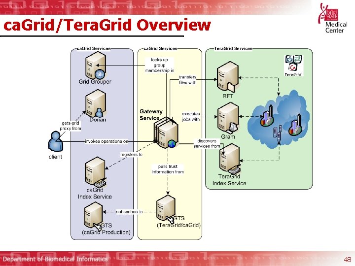 ca. Grid/Tera. Grid Overview 48 