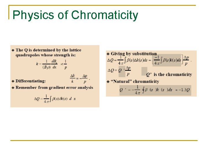 Physics of Chromaticity 