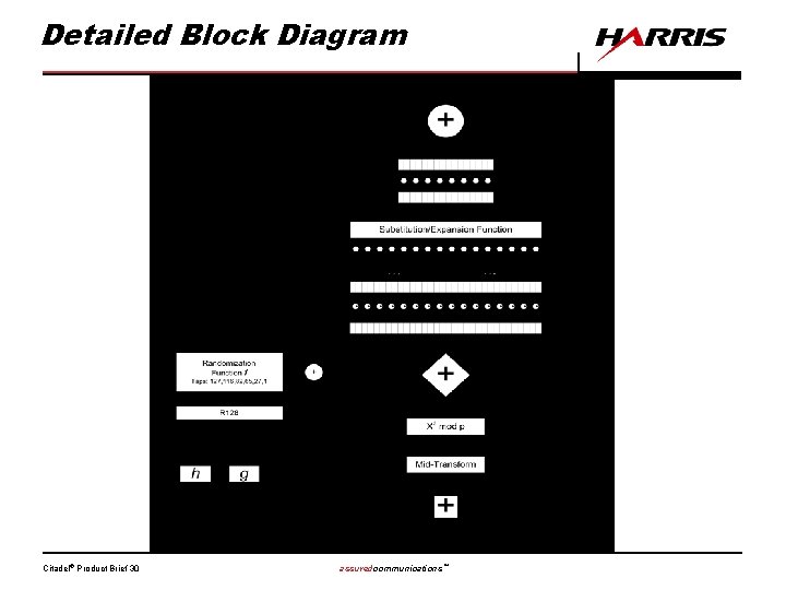 Detailed Block Diagram Citadel® Product Brief 30 assuredcommunications™ 