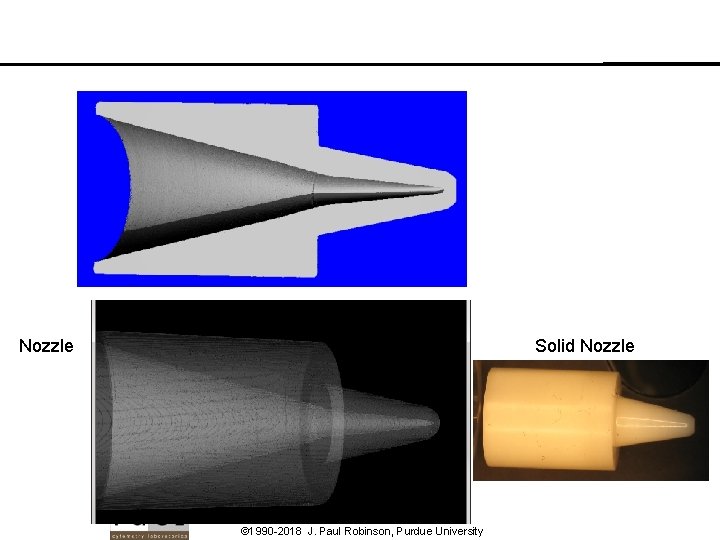 Nozzle Solid Nozzle © 1990 -2018 J. Paul Robinson, Purdue University 