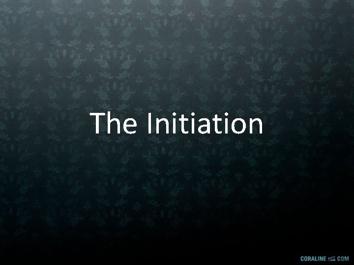 The Initiation The Initiation