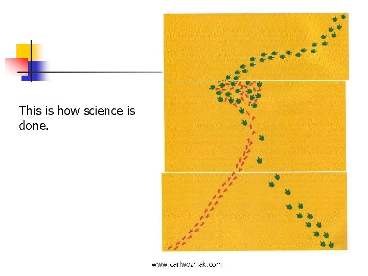 This is how science is done. www. carlwozniak. com 