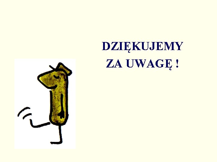 DZIĘKUJEMY ZA UWAGĘ ! 