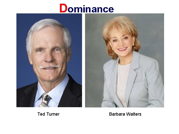 Dominance Ted Turner Barbara Walters 