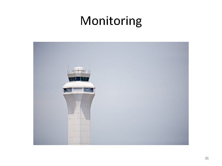 Monitoring 35 