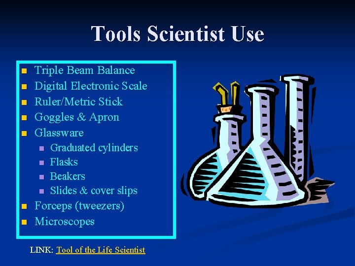 Tools Scientist Use n n n Triple Beam Balance Digital Electronic Scale Ruler/Metric Stick