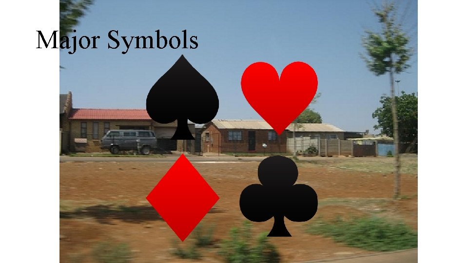 Major Symbols 