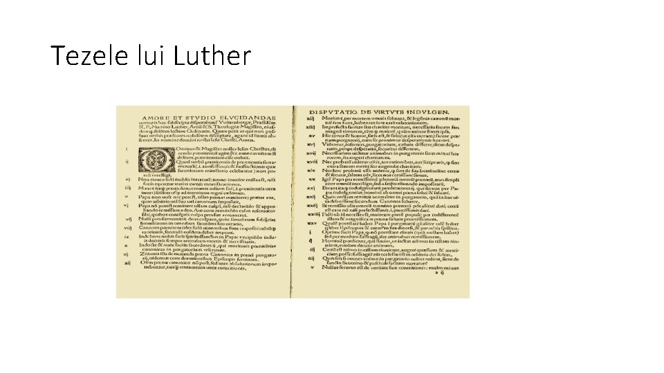 Tezele lui Luther 