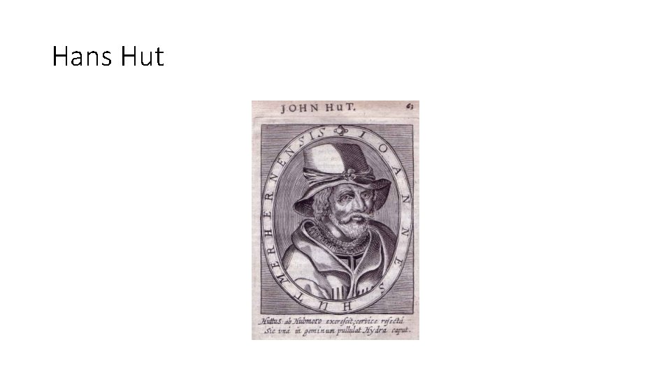 Hans Hut 