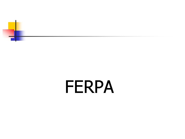 FERPA 