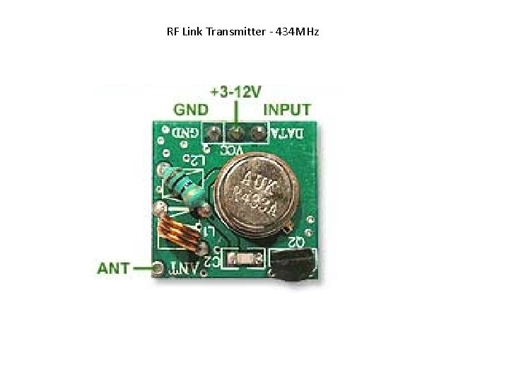 RF Link Transmitter - 434 MHz 
