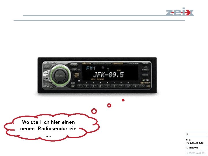 Wo stell ich hier einen neuen Radiosender ein …. 5 Ce. BIT Die gute