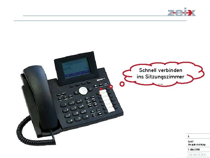 Schnell verbinden ins Sitzungszimmer …. 6 Ce. BIT Die gute Anleitung 7. März 2008