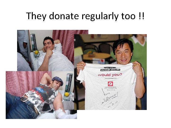They donate regularly too !! 