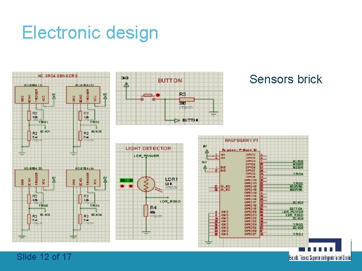 Electronic design Sensors brick Slide 12 of 17 