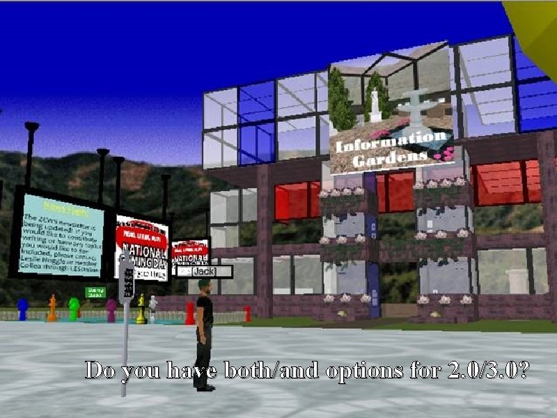 Do you have both/and options for 2. 0/3. 0? 