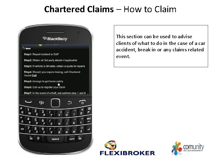 Chartered Claims – How to Claim This section can be used to advise clients