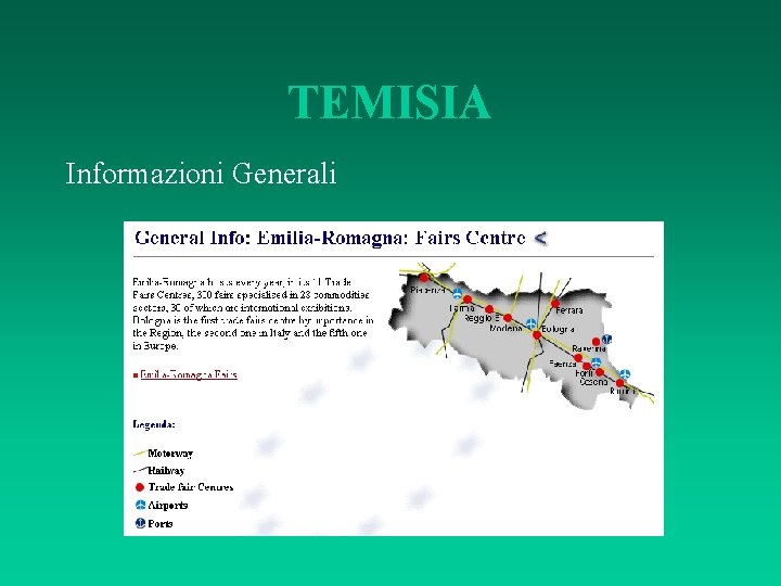 TEMISIA Informazioni Generali 