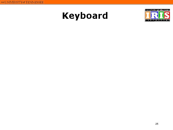 Keyboard 25 
