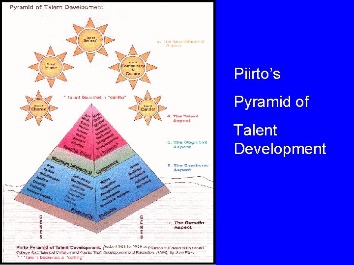 Piirto’s Pyramid of Talent Development 