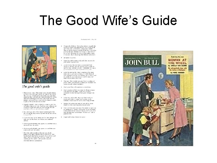 The Good Wife’s Guide 