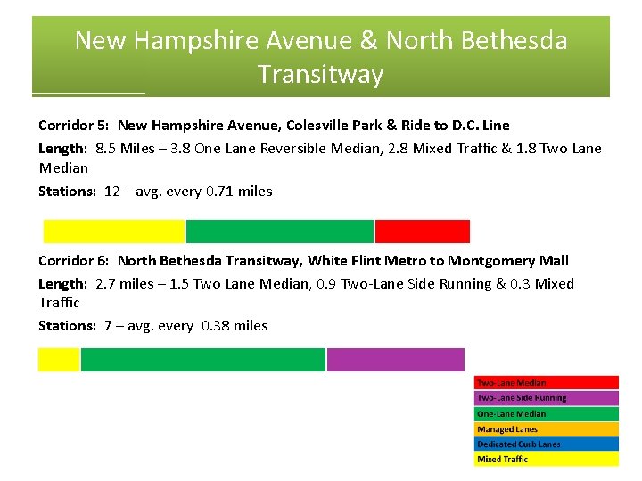 New Hampshire Avenue & North Bethesda Transitway Corridor 5: New Hampshire Avenue, Colesville Park