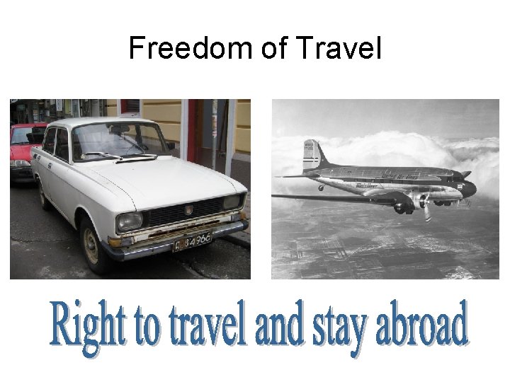 Freedom of Travel 